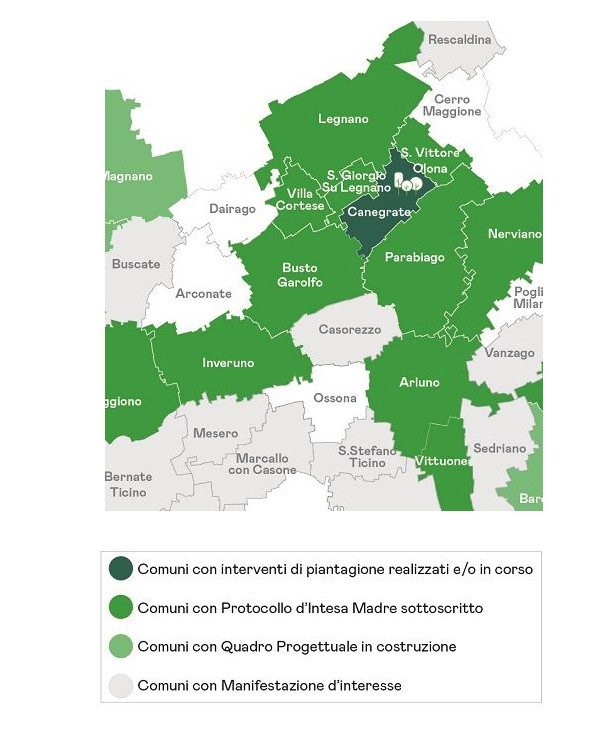 Forestami_Mappa Città Metropolitana